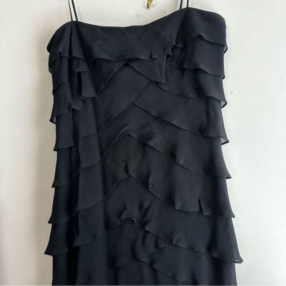 Vintage Tadashi • Tiered Mermaid Flutter Dress - Picture 2 of 8